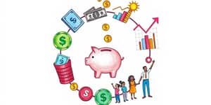 El Círculo Virtuoso del Dinero: Gasta, Ahorra, Invierte