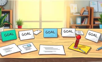 La Ruta al Éxito: Planifica tus Metas con Tarjetas