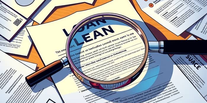 La Letra Pequeña de los Préstamos: Puntos Clave